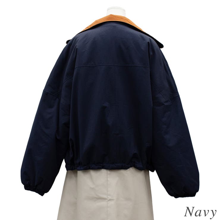 合繊ツイル中綿スタンドジャケット | A.NATALY | 詳細画像1 