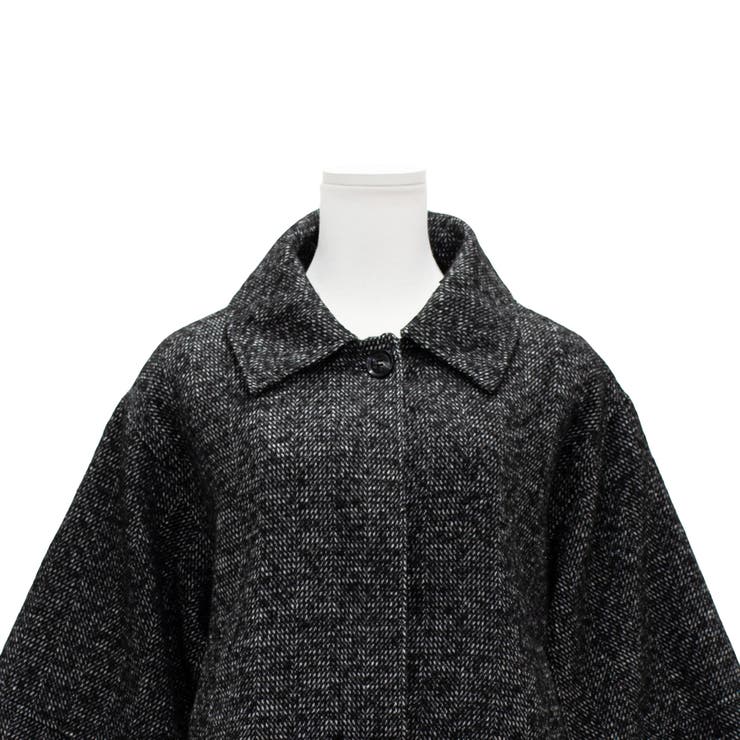 起毛ツィードコクーンスリーブジャケット | A.NATALY | 詳細画像9 