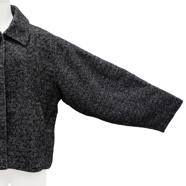 起毛ツィードコクーンスリーブジャケット | A.NATALY | 詳細画像12 