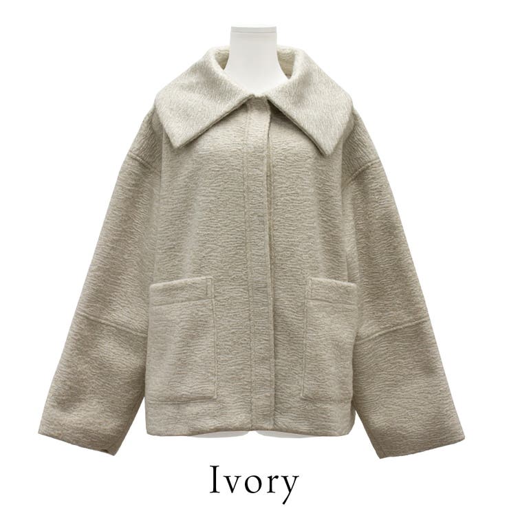 カールシャギーケープミドルブルゾン | A.NATALY | 詳細画像7 