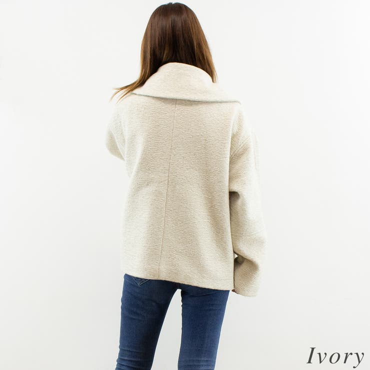 カールシャギーケープミドルブルゾン | A.NATALY | 詳細画像1 