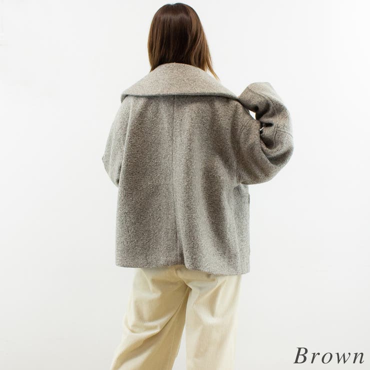 カールシャギーケープミドルブルゾン | A.NATALY | 詳細画像3 