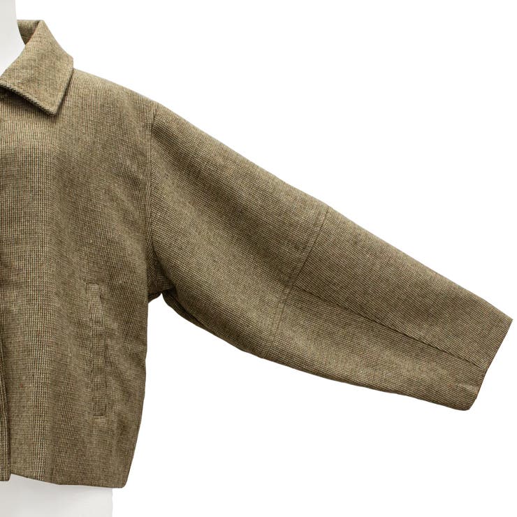 チェックツィードコクーンスリーブジャケット | A.NATALY | 詳細画像14 