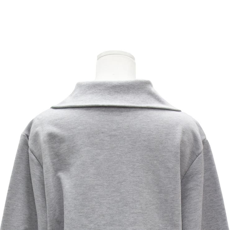 裏毛襟付きジップカーディガン | A.NATALY | 詳細画像16 