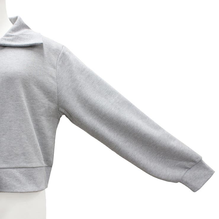 裏毛襟付きジップカーディガン | A.NATALY | 詳細画像17 