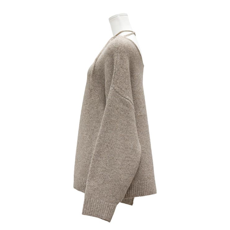 杢ストレッチチョーカー付きプルオーバー | A.NATALY | 詳細画像10 