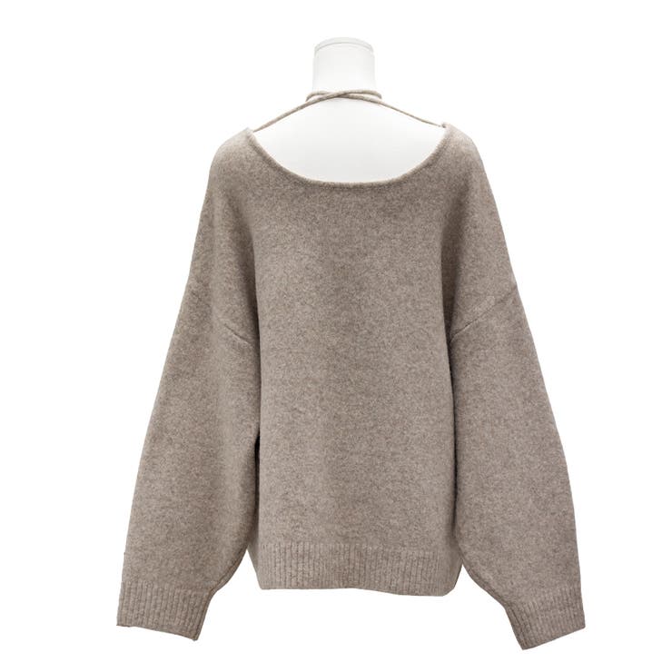 杢ストレッチチョーカー付きプルオーバー | A.NATALY | 詳細画像11 