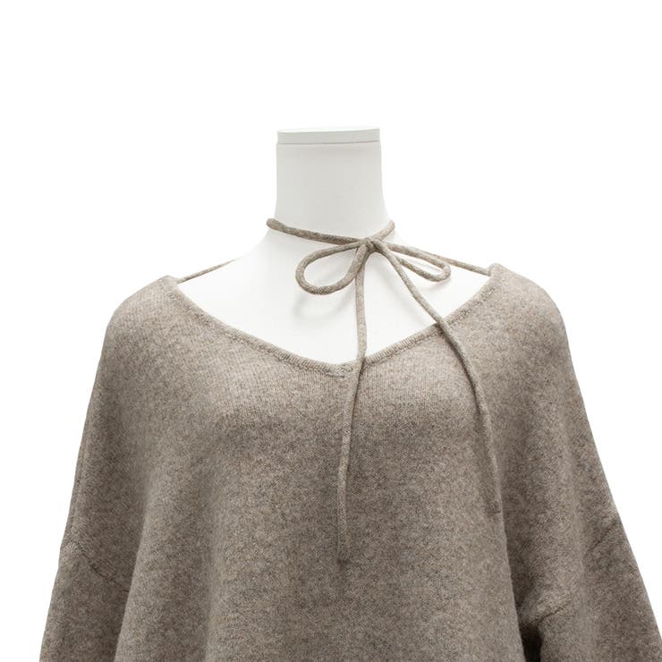 杢ストレッチチョーカー付きプルオーバー | A.NATALY | 詳細画像12 