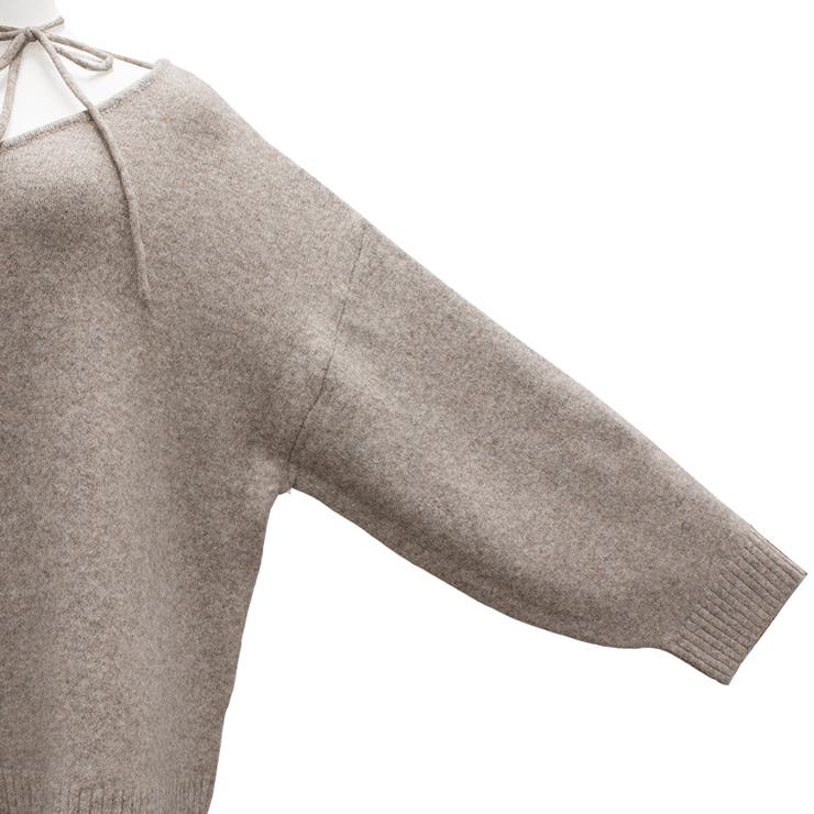 杢ストレッチチョーカー付きプルオーバー | A.NATALY | 詳細画像14 