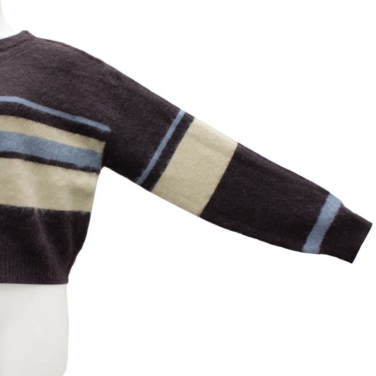 アルパカタッチボーダークロップドプルオーバー | A.NATALY | 詳細画像14 