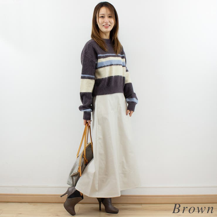 アルパカタッチボーダークロップドプルオーバー | A.NATALY | 詳細画像4 