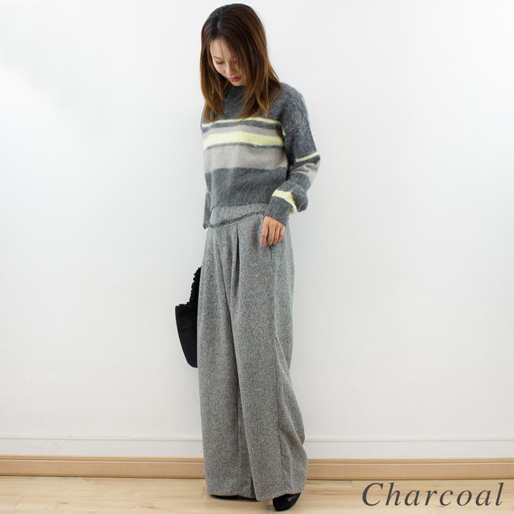 アルパカタッチボーダークロップドプルオーバー | A.NATALY | 詳細画像6 