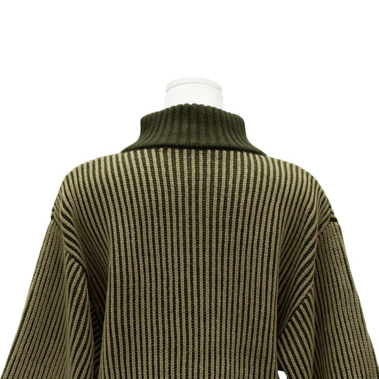 バイカラーニットジャケット | A.NATALY | 詳細画像14 