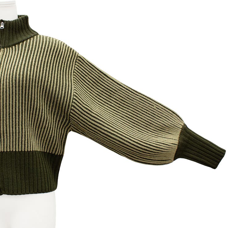 バイカラーニットジャケット | A.NATALY | 詳細画像15 