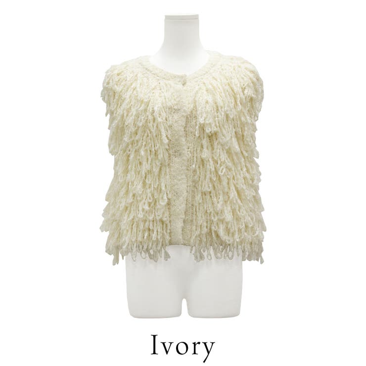 フリンジニットベスト | A.NATALY | 詳細画像10 