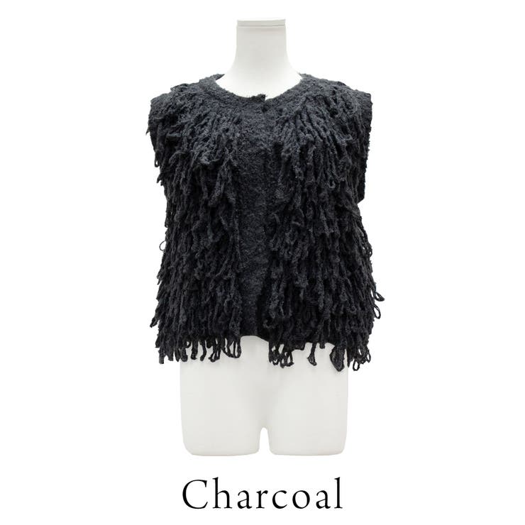 フリンジニットベスト | A.NATALY | 詳細画像12 