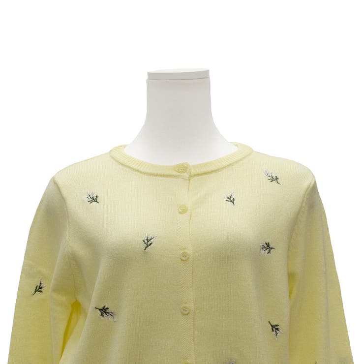 フラワー刺繍クロップドカーディガン | A.NATALY | 詳細画像15 