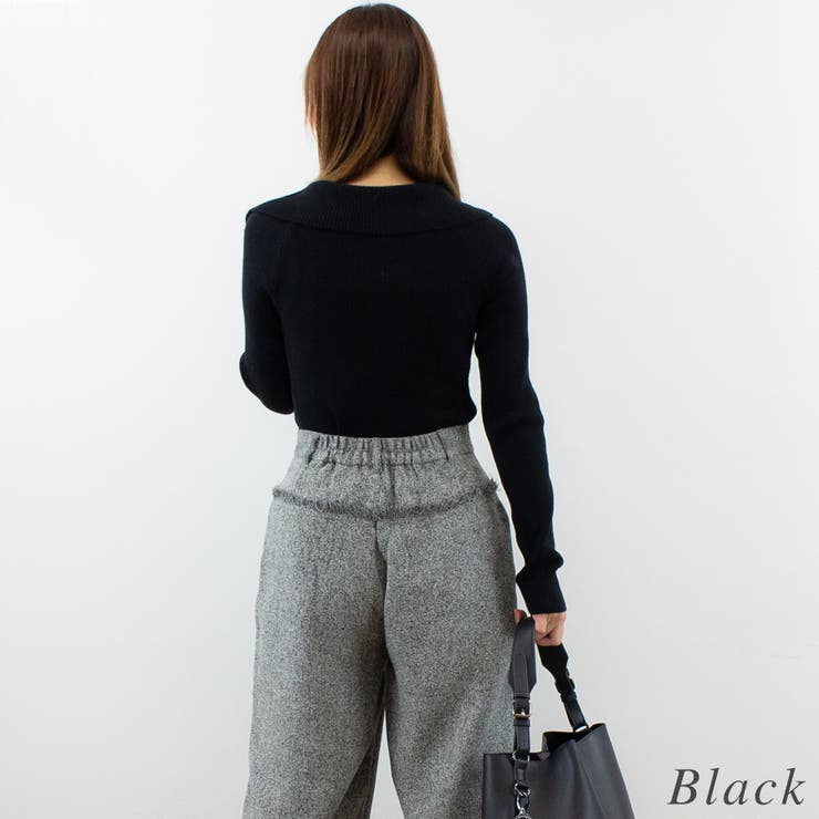 ボタン付きオフショルニット | A.NATALY | 詳細画像7 