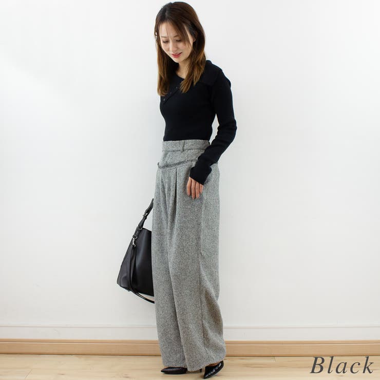 ボタン付きオフショルニット | A.NATALY | 詳細画像8 