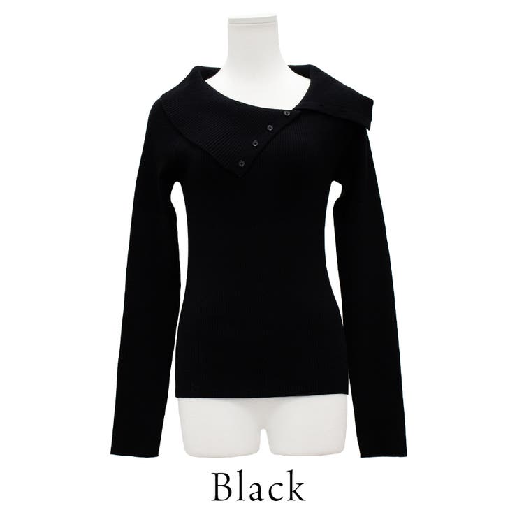 ボタン付きオフショルニット | A.NATALY | 詳細画像12 