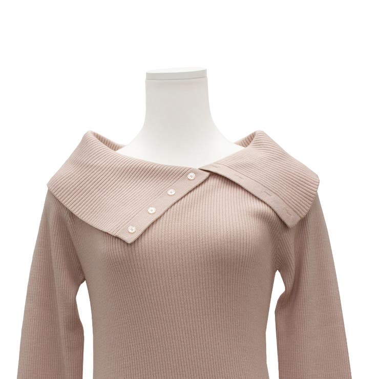 ボタン付きオフショルニット | A.NATALY | 詳細画像15 