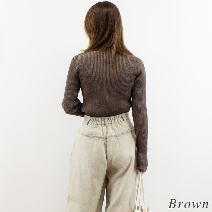 プレーティングハイネックプルオーバー | A.NATALY | 詳細画像5 