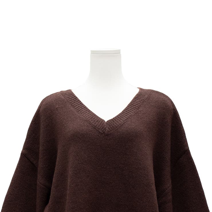 アルパカタッチVネックプルオーバー | A.NATALY | 詳細画像15 