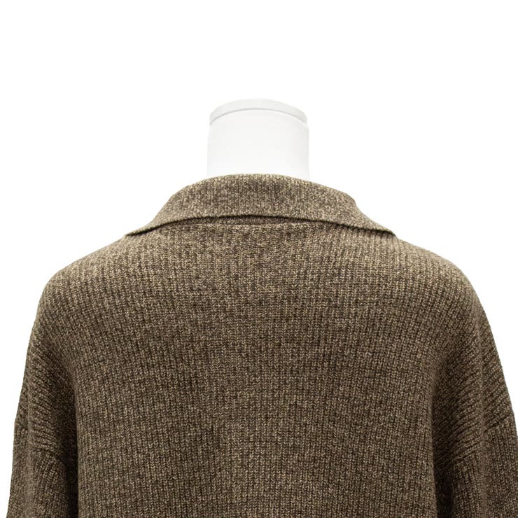 ミックスニットジップブルゾン | A.NATALY | 詳細画像13 