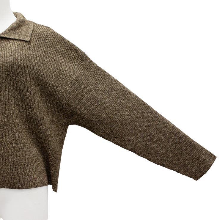 ミックスニットジップブルゾン | A.NATALY | 詳細画像14 