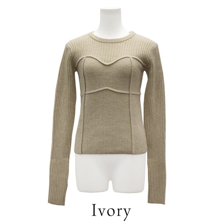 アルパカタッチビスチェドッキングニット | A.NATALY | 詳細画像7 