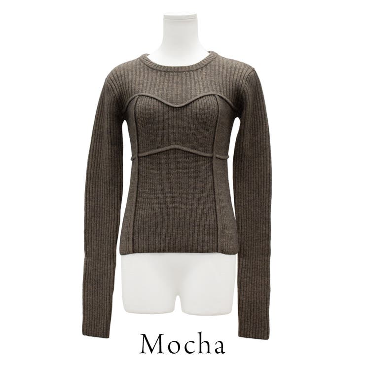 アルパカタッチビスチェドッキングニット | A.NATALY | 詳細画像8 