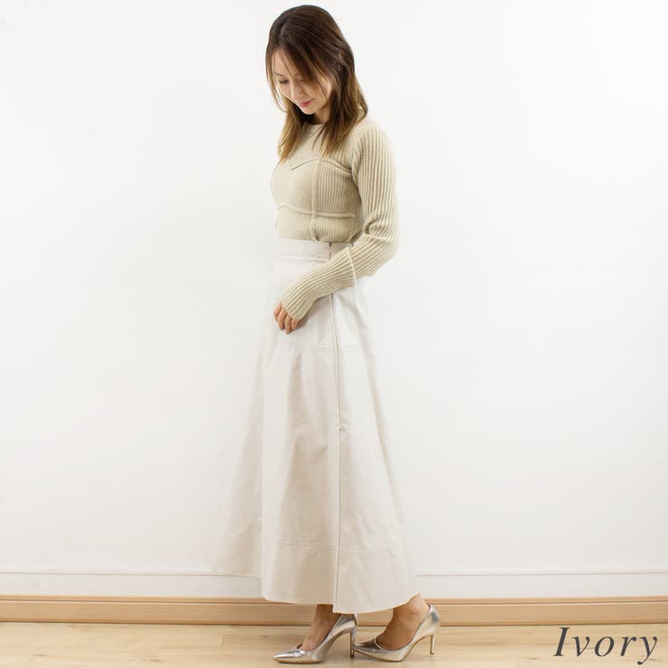 アルパカタッチビスチェドッキングニット | A.NATALY | 詳細画像4 