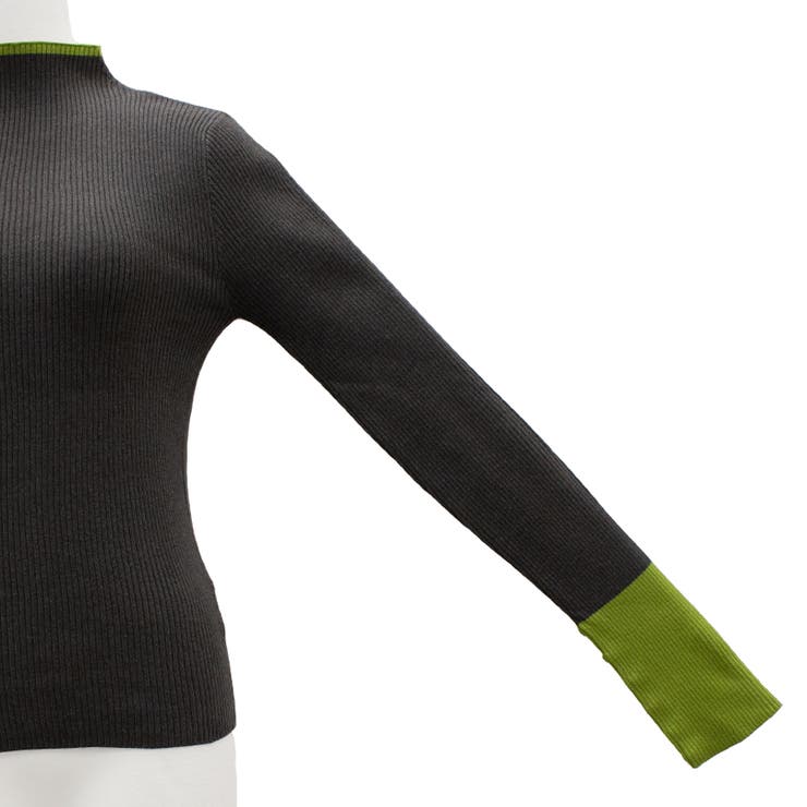 配色クールクールハイネックプルオーバー | A.NATALY | 詳細画像15 