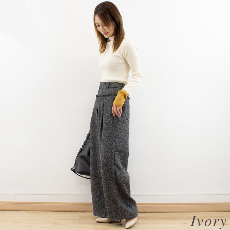 配色クールクールハイネックプルオーバー | A.NATALY | 詳細画像2 