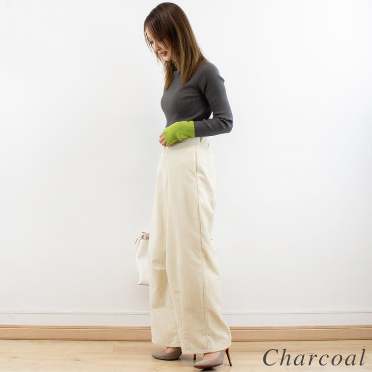 配色クールクールハイネックプルオーバー | A.NATALY | 詳細画像4 