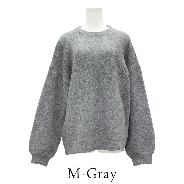 杢ニットクルーネックプルオーバー | A.NATALY | 詳細画像8 