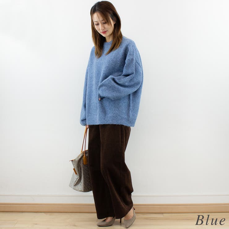 杢ニットクルーネックプルオーバー | A.NATALY | 詳細画像2 