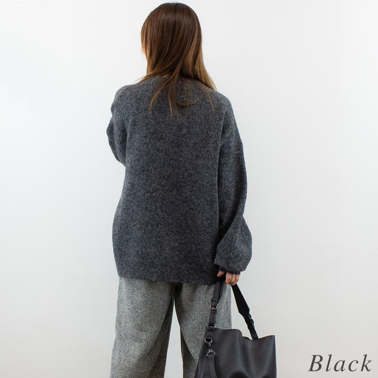 杢ニットクルーネックプルオーバー | A.NATALY | 詳細画像5 