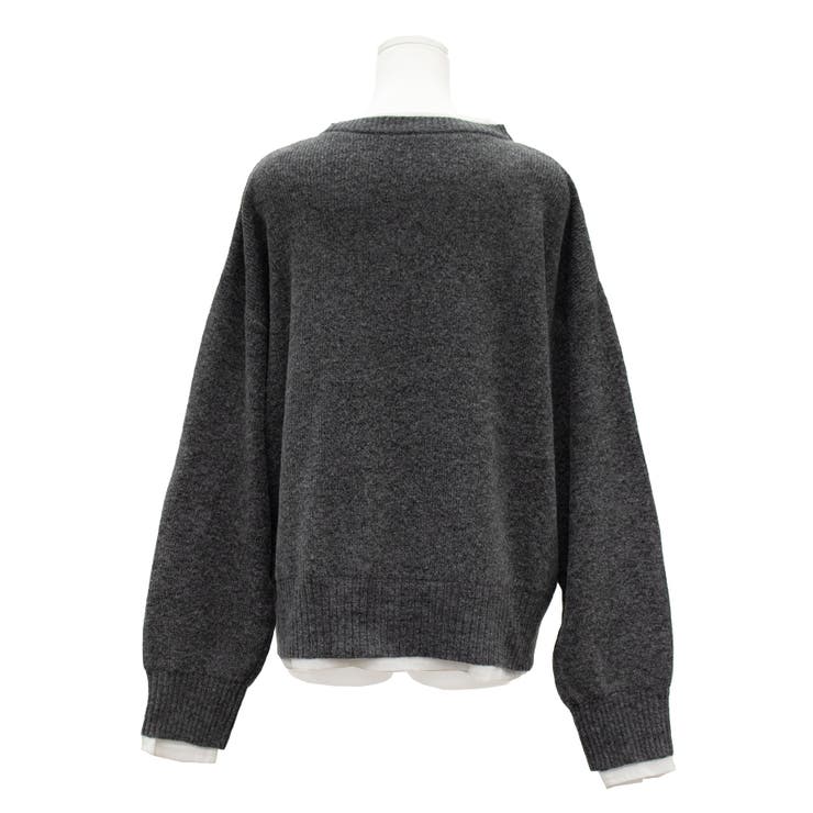 杢ストレッチレイヤード見えプルオーバー | A.NATALY | 詳細画像11 