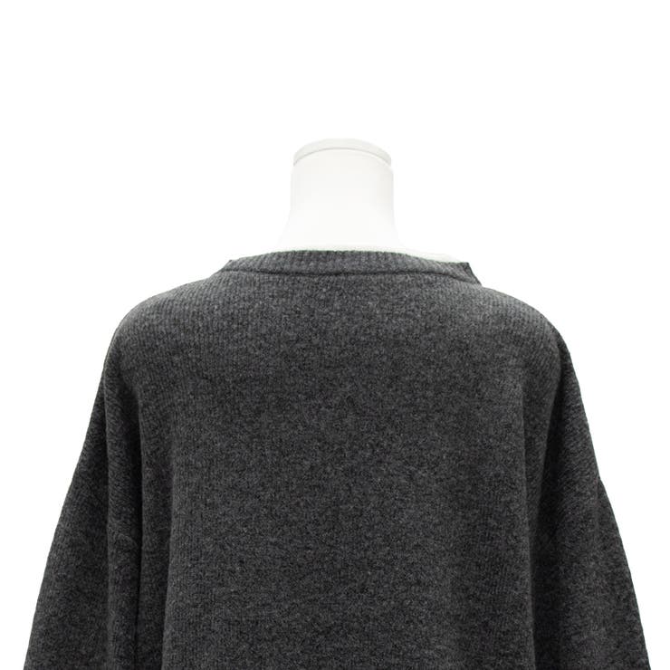 杢ストレッチレイヤード見えプルオーバー | A.NATALY | 詳細画像13 