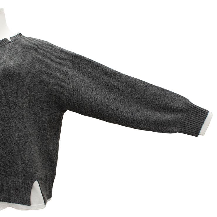 杢ストレッチレイヤード見えプルオーバー | A.NATALY | 詳細画像14 