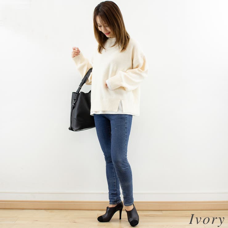 杢ストレッチレイヤード見えプルオーバー | A.NATALY | 詳細画像2 