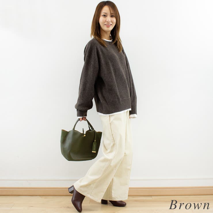 杢ストレッチレイヤード見えプルオーバー | A.NATALY | 詳細画像4 