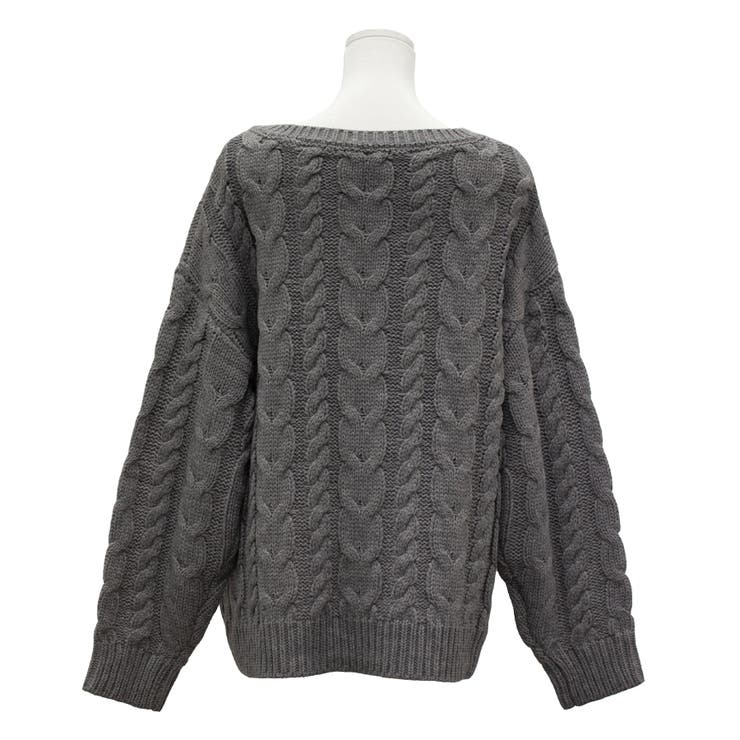 ケーブルVネックプルオーバー | A.NATALY | 詳細画像14 