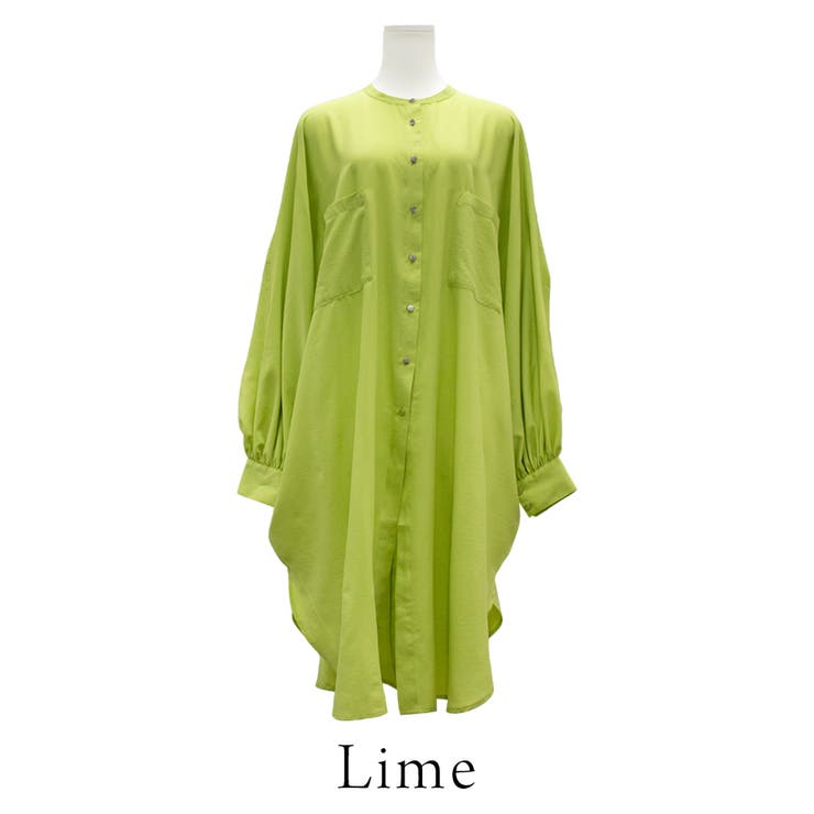 バックギャザールーズシャツワンピース | A.NATALY | 詳細画像10