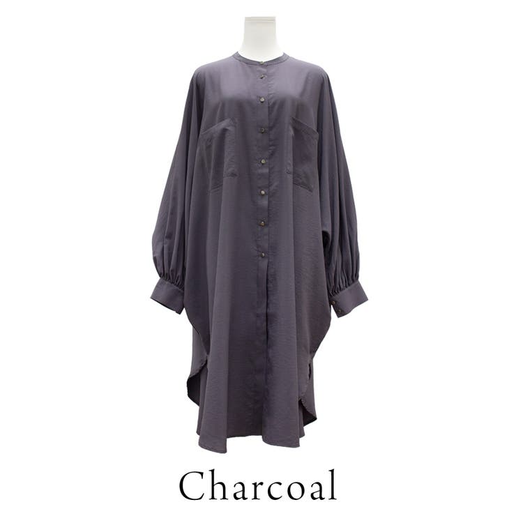 バックギャザールーズシャツワンピース | A.NATALY | 詳細画像11