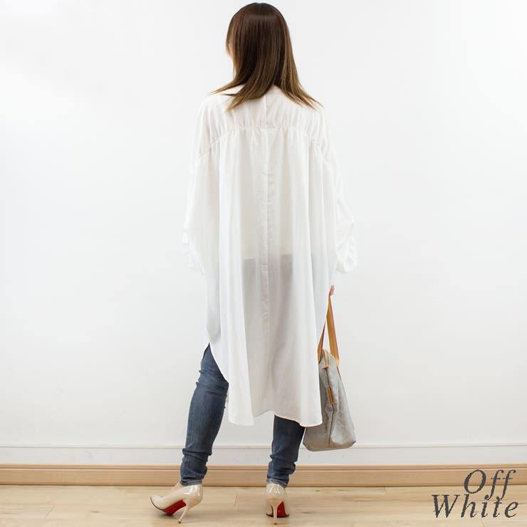 バックギャザールーズシャツワンピース | A.NATALY | 詳細画像4