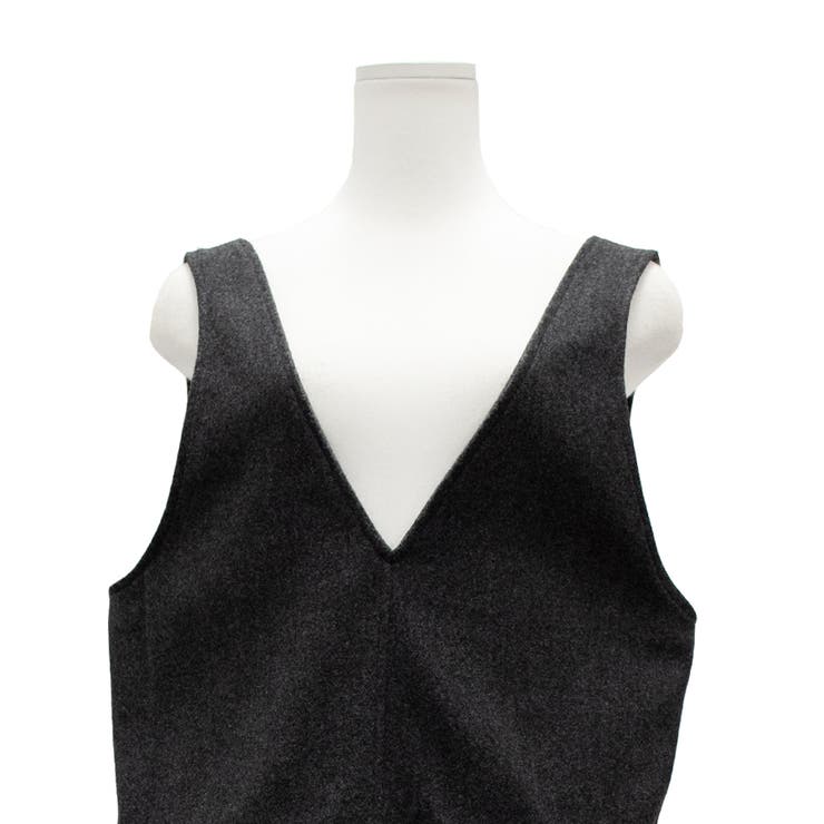 フェイクウールVネックジャンパースカート | A.NATALY | 詳細画像12 