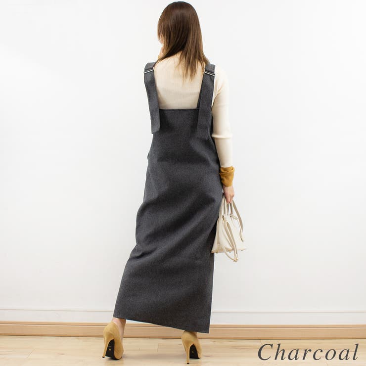 フェイクウールVネックジャンパースカート | A.NATALY | 詳細画像6 