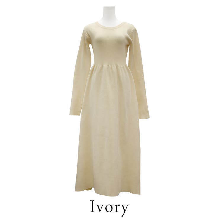 リブフレアニットワンピース | A.NATALY | 詳細画像7 